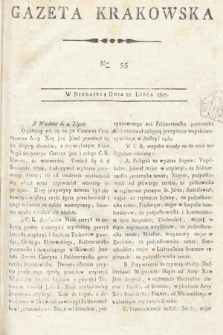 Gazeta Krakowska. 1807 , nr 55