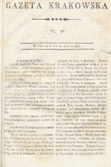 Gazeta Krakowska. 1807 , nr 56