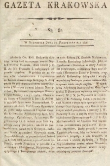 Gazeta Krakowska. 1806, nr 82