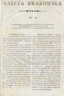 Gazeta Krakowska. 1807 , nr 57