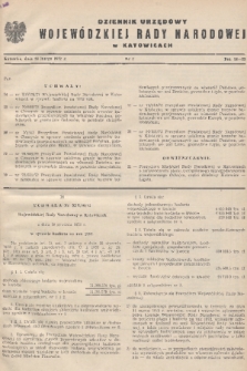 Dziennik Urzędowy Wojewódzkiej Rady Narodowej w Katowicach. 1972, nr 2