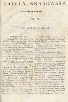 Gazeta Krakowska. 1807 , nr 59