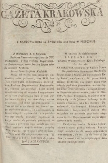Gazeta Krakowska. 1816, nr 30