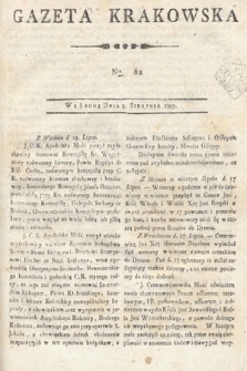 Gazeta Krakowska. 1807 , nr 62