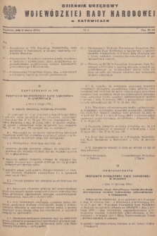 Dziennik Urzędowy Wojewódzkiej Rady Narodowej w Katowicach. 1973, nr 3