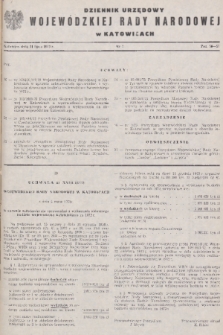 Dziennik Urzędowy Wojewódzkiej Rady Narodowej w Katowicach. 1973, nr 7