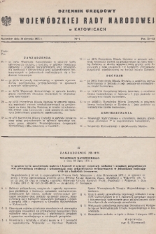 Dziennik Urzędowy Wojewódzkiej Rady Narodowej w Katowicach. 1975, nr 4