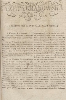 Gazeta Krakowska. 1816, nr 34