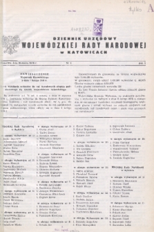 Dziennik Urzędowy Wojewódzkiej Rady Narodowej w Katowicach. 1978, nr 1