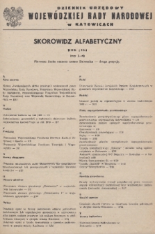 Dziennik Urzędowy Wojewódzkiej Rady Narodowej w Katowicach. 1980, nr 0