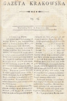 Gazeta Krakowska. 1807 , nr 68