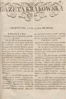 Gazeta Krakowska. 1816, nr 39