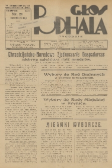 Głos Podhala. 1939, nr 21
