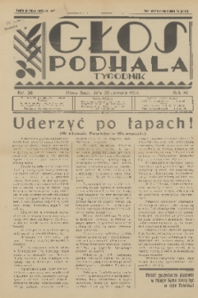 Głos Podhala. 1939, nr 26