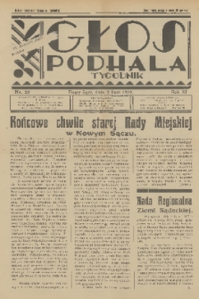 Głos Podhala. 1939, nr 27