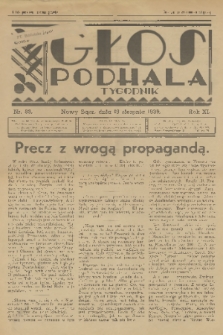 Głos Podhala. 1939, nr 33