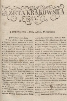 Gazeta Krakowska. 1816, nr 40