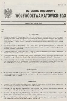 Dziennik Urzędowy Województwa Katowickiego. 1996, nr 3