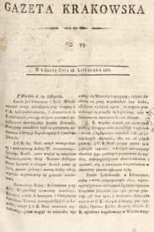 Gazeta Krakowska. 1806, nr 95