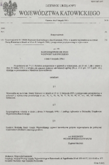 Dziennik Urzędowy Województwa Katowickiego. 1996, nr 26
