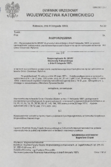 Dziennik Urzędowy Województwa Katowickiego. 1997, nr 29
