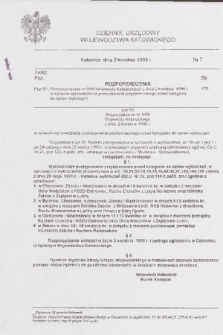 Dziennik Urzędowy Województwa Katowickiego. 1998, nr 7