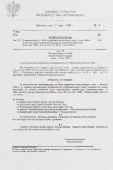 Dziennik Urzędowy Województwa Katowickiego. 1998, nr 14
