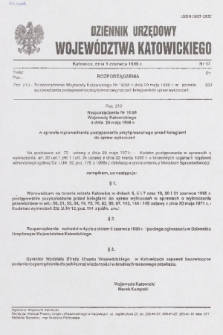 Dziennik Urzędowy Województwa Katowickiego. 1998, nr 17