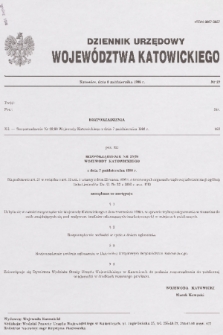 Dziennik Urzędowy Województwa Katowickiego. 1998, nr 29