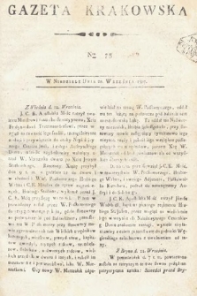 Gazeta Krakowska. 1807 , nr 75