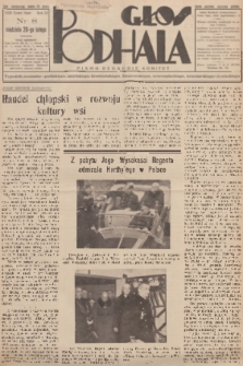 Głos Podhala : tygodnik powiatów: gorlickiego, jasielskiego, krośnieńskiego, limanowskiego, nowosądeckiego, nowotarskiego i żywieckiego. 1938, nr 8