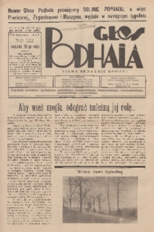 Głos Podhala : tygodnik powiatów: gorlickiego, jasielskiego, krośnieńskiego, limanowskiego, nowosądeckiego, nowotarskiego i żywieckiego. 1938, nr 22