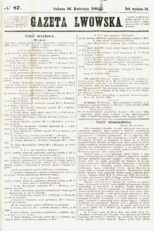 Gazeta Lwowska. 1864, nr 87