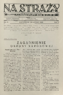 Na Straży : organ Śląskiego Wojew. Kom. W. F. i P. W. R.2, 1928, nr 4