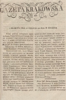 Gazeta Krakowska. 1816, nr 48