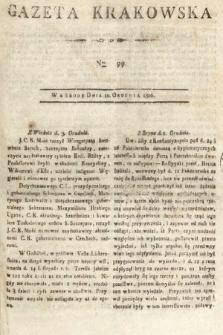 Gazeta Krakowska. 1806, nr 99