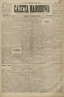 Gazeta Narodowa. 1896, nr 15