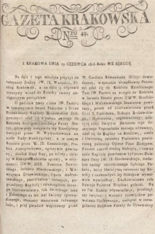 Gazeta Krakowska. 1816, nr 49