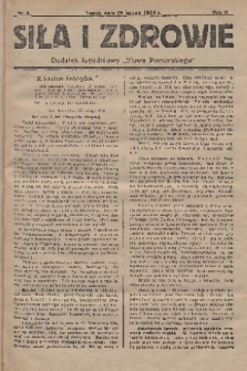 Siła i Zdrowie : dodatek tygodniowy „Słowa Pomorskiego”. 1928, nr 9