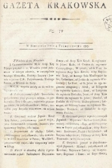 Gazeta Krakowska. 1807 , nr 79