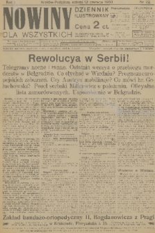 Nowiny dla Wszystkich : dziennik ilustrowany. R.1, 1903, nr 22