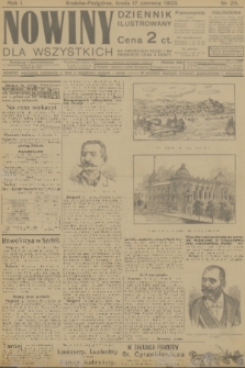 Nowiny dla Wszystkich : dziennik ilustrowany. R.1, 1903, nr 25