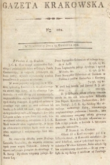 Gazeta Krakowska. 1806, nr 102