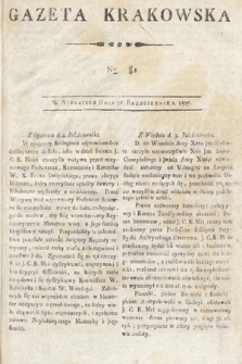 Gazeta Krakowska. 1807 , nr 81