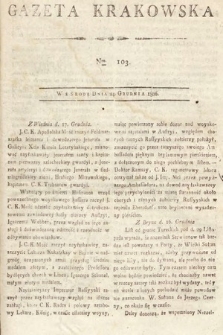 Gazeta Krakowska. 1806, nr 103