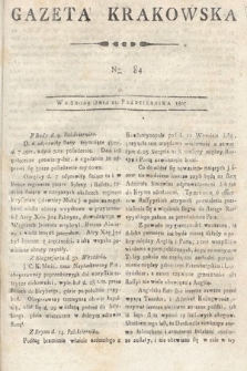 Gazeta Krakowska. 1807 , nr 84