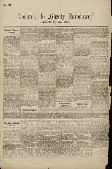 Gazeta Narodowa. 1896, nr 27