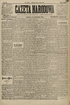 Gazeta Narodowa. 1896, nr 33