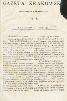 Gazeta Krakowska. 1807 , nr 88