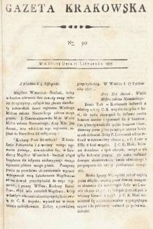 Gazeta Krakowska. 1807 , nr 90